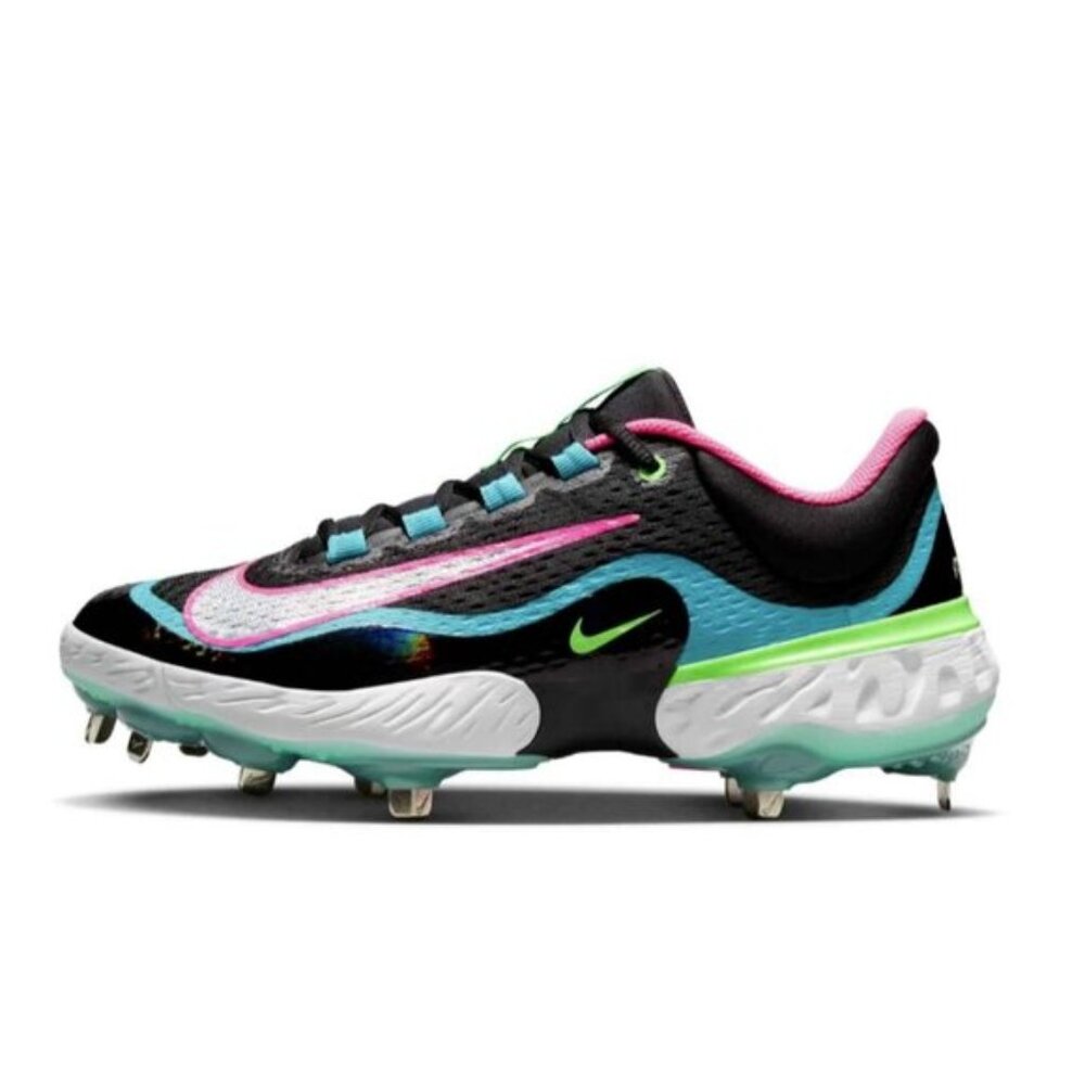 Nike DJ6521-002 Alpha Huarache Elite 4 Low NRG Baseball Cleats ( 8 )